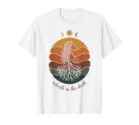 Solstice d'hiver, Renaissance dans Le Noir, éléments de Femme enracinés T-Shirt