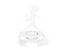 Solstickan Design Photophore Silhuett 9.3x13.3 cm Blanc