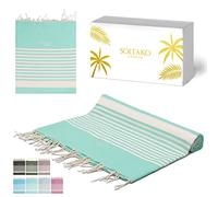 SOLTAKO Fouta Arthur Premium Menthe 200x200 cm