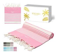 SOLTAKO Fouta Arthur Premium Rose 200x200 cm