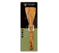 SOLTAKO Spatule en bois d'olivier « The Wok Master » Ustensiles de cuisine