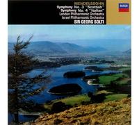 Solti & Lpo/Israel Po - Mendelssohn: Symphonies Nos. 3 [Import]