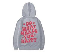 SoLu DAY8 Sweat à Capuche Enfant Fille 2-12 Ans Hiver Vintage Sweatshirt Ado Manche Longue Chic Jogging Streetwear (Grey, 11-12 Ans)