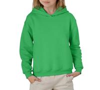SoLu DAY8 Sweat Capuche Enfant Fille 3-13 Ans a la Mode Sweatshirt Hoodie Ado Fille Manche Longue Hiver Pullover Confortable Chic Large Casual Sport Vacances Haut Tops (Green, 12-13 Years)
