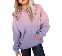 SoLu DAY8 Sweat Capuche Fille 1-14 Ans Classique Chemisier Sweatshirt Hoodie Fille Manche Longue Hiver Ample Pas Cher Chic Couleur Dégradé Confortable Casual Jogging Vacances (D, 11-14 Years)