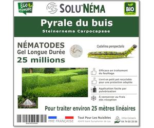 SOLUNEMA - Nématodes contre la pyrale du buis - 25 Millions Longue Durée