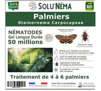 SOLUNEMA - Nématodes SC Contre Papillons du Palmier et Charençon Rouge - 50 millions Steinernema Carpocapsae