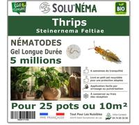 TOUT POUR LES NUISIBLES SOLUNEMA - Nématodes Contre les Thrips 5 Millions Longue Durée