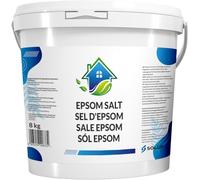 SOLUP Sel d’Epsom 8 kg Pur Sel de Bain Relaxant Sulfate de Magnesium pour Bain de Pied Jardin Spa Douche Cristaux Magnesium Epsom Salt Bain Moussant Détente