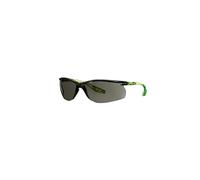 Solus Lunettes de sécurité 3M CCS, branches citron vert, revêtement antibuée/antirayure (K&N) Scotchgard, optique grise, SCCS02SGAF-GRN-EU