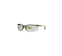 Solus Lunettes de sécurité 3M Solus CCS, branches citron vert, revêtement antibuée/antirayure (K&N) Scotchgard, optique grise intérieur/extérieur, SCCS07SGAF-GRN-EU