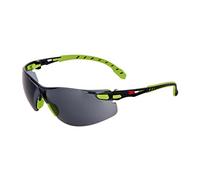 3M Lunettes de sécurité Solus S1202s – anti-buée, verres transparents – vert, cadre noir