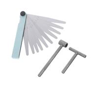SOLUSTRE 1 jeu d'outils de réglage de soupape : outil de réglage de soupape de moteur pour, clé à poignée en T et jauge d'épaisseur, mesure de l'écartement, portable pour les scénarios de