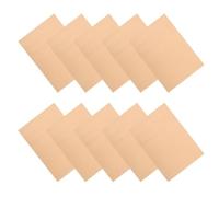 SOLUSTRE 10 Feuilles de Papier Braille pour Écriture Claire Portable Khaki 10pcs et Planche D'écriture Adaptées pour L'apprentissage du Braille