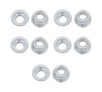 SOLUSTRE 10 Pièces 10 Écrous à Filetage Inversé pour Lame de Tondeuse à Gazon G45, Accessoires de Remplacement Robustes, Fixation Sécurisée pour Tête de Coupe, Kit, Entretien Pelouse