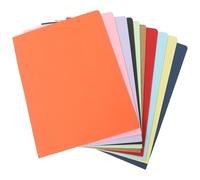 SOLUSTRE 10 pièces Chemise Cartonnée Épaissie avec Double Pochettes Organiseur de Documents pour Bureau École et Classe Polyvalente