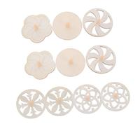 SOLUSTRE 10 Pièces Lot de Toupies à Peindre pour Garçon Fille Jouets Sympas DIY Jeux Manuels pour Développement Motricité et Activités Familiales Cadeau Anniversaire Garçon Fille
