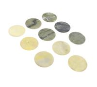 SOLUSTRE 10 pièces Pads Extension Cils Pierre de Jade Vert Support et pour Colle Extensions Accessoires de Rehaussement Cils Professionnels