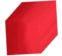 SOLUSTRE 100 pièces Aluminium Alimentaire Rouge Brillant Bonbons Chocolat Thé Aluminium Résistante pour Cuisine Maison et Boutique