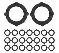 SOLUSTRE 100 pièces Rondelles Caoutchouc Nbr Joint Étanchéité pour Tuyau Jardin Joints O-Ring Robuste Anti-Fuite pour Raccords Arrosage Usage Polyvalent Plomberie et Équipement Pneumatique