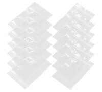 SOLUSTRE 100pièces Sachets Transparents Scellés pour Alimentaire Sacs Zippés Petits Enveloppes Expédition