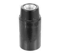 SOLUSTRE 10pcs Douille E14 en Bakélite Noire Professionnelle et Pratique, Support de Lampe à Visser pour Éclairage, Style Fashion Touch, pour Usage Domestique