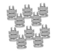 SOLUSTRE 10pièces Connecteurs De Clôture Électrique Aluminium Alliage Boulons Fendus Robustes Pour Câble De Grillage Installation Simple Et Sécurisée Accessoires Fiables Pour Clôture Métall