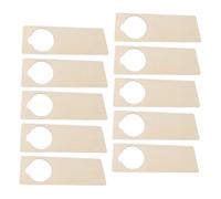 SOLUSTRE 10pièces Plaque Décorative De Porte Ronde Bois Panneau De Porte Vierge pour Halloween Et Noël à Peindre Personnaliser pour Loisirs Créatifs DIY