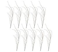 SOLUSTRE 12 Branches de Bouleau Séchées Naturelles pour Vase, Bois Marron, Remplissage Décoratif Chic, pour Décorer Le Salon ou Tout Coin Maison