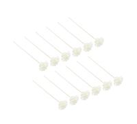 SOLUSTRE 12 pièces Bâtons Diffuseur Parfumés Rotin Forme Fleur Sticks Aromatiques Décoratifs pour Diffuseur Huiles Essentielles Accessoires Maison