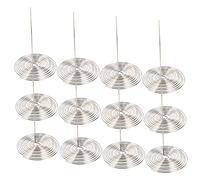 SOLUSTRE 12 pièces Filtre Inox pour Bec de Théière Lot de Passoire à Ressort Accessoires Tisanière pour Infusion sans Résidus Compatible Thé Vrac et Maison