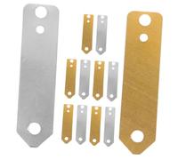 SOLUSTRE 12 pièces Kit Bandes Électrodes Cuivre Zinc Anode Zinc Robuste pour Expériences Scientifiques et Batteries Fruits Matériel Éducatif Polyvalent pour Projets Électricité Scolaire
