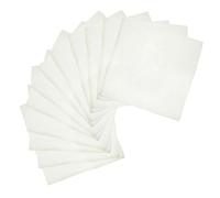 SOLUSTRE 12 pièces Lot de Tissus Filtrants Coton Naturel Réutilisables Mousseline Alimentaire Haute Densité avec Bordures Serrées pour Filtrage de Lait de Soja et Cuisine
