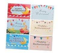 SOLUSTRE 1ensemble Carte De Retraite avec Enveloppes De Cartes De Vœux pour Célébration De Départ Retraite Fournitures De Fête Et Décorations