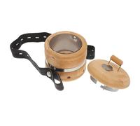 SOLUSTRE 1pièce Boîte de Moxibustion Bambou avec Brûleur à Cône Moxa Détente Musculaire Boîte Chauffante Portable pour Abdomen et Épaules