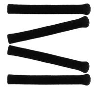 SOLUSTRE 2 Paires de Coussinets pour Lunettes Oreilles en Nylon Tricoté Anti-dérapant Design Crochet D'oreille Élastique Noir Maintien Confortable