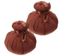 SOLUSTRE 2 Pcs Boule de massage thaïlandais santé massage balle bain pour enveloppements chauds boules de bain boule de plantes Phytothérapie chaud chaud boule de santé