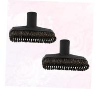 SOLUSTRE 2 pièces Accessoires Aspirateur Brosse de Nettoyage Mixte pour Usage Domestique Compatible Media Brosse Poussière et Pratique pour Maison Bureau et Voiture Noir