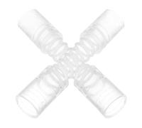 SOLUSTRE 2 pièces Adaptateur de Raccordement Tuyau de Drainage pour Climatiseur Central Connecteurs Transparent pour Tuyaux de Évacuation pour Murales et Lave Vaisselle