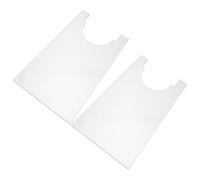 SOLUSTRE 2 Pièces Arrêts de Canapé Butée de Mur de Lit en Acrylique Transparent, Protection Invisible et Anti-Rayures, pour Mur et Canapé, Lot, Bricolage