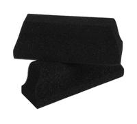 SOLUSTRE 2 pièces Brosse Éponge pour Coupe de Cheveux et Barbe Multi-usage pour Coiffeurs et Barbiers Brosse Douce et Maniable pour Nettoyage des Cheveux et Contours Confortable Noir