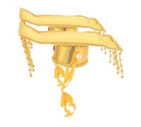 SOLUSTRE 2 Pièces Chapeau Chinois Traditionnel Costume Cosplay Roi Asiatique Accessoire Confortable pour Adultes Représentation Ancienne Fête à Thème