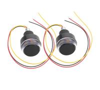 SOLUSTRE 2 pièces Clignotants LED Double Couleur Étanches et Robustes Indicateurs Latéraux pour Guidon Installation Facile Sécurité Renforcée
