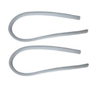 SOLUSTRE 2 pièces Coussin de Remplissage pour Écart de Lit Coussin Tête de Lit Ajustable Doux Protège Matelas et Cadre Chambre et Dortoir Gris