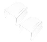SOLUSTRE 2 Pièces Couvercle Transparent pour Plastique Trempé Protection Étanche Machine de Pointage et Contrôle D'accès pour Système de Sécurité de Portail Extérieur