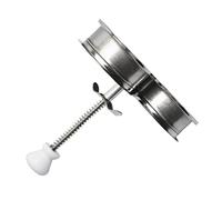 SOLUSTRE 2 pièces Cuiseur Œufs Inox avec Panier Vapeur Triple Compartiment Ustensile Cuisine pour Cuisson Vapeur Ressort pour Retrait Facile des Œufs