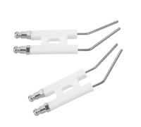 SOLUSTRE 2 Pièces Électrode D'allumage en Céramique Avancée H pour Machine à Flamme de Scène Métal, Réponse Rapide, pour Événements de Mariage et Célébrations