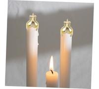 SOLUSTRE 2 Pièces Éteignoir de Bougie Cœur Chaleur Accessoire Décoratif Pratique pour Petites Bougies Lot de Design Élégant et Sûr