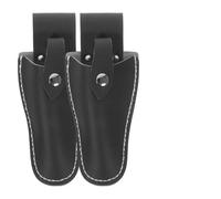 SOLUSTRE 2 Pièces Étui en Cuir Pu pour Sécateur de Jardin et Ciseaux, Housse de Protection Noire, Rangement Sûr, pour Sécateurs et Ciseaux, Usage Salon de Coiffure et Couleur Aléatoire
