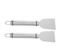 SOLUSTRE 2 Pièces Grattoir à Glace Acier Inoxydable pour Réfrigérateur et Congélateur Pelle Multifonction pour Nettoyage de Joints et Retrait de Colle Surfaces Vitrées